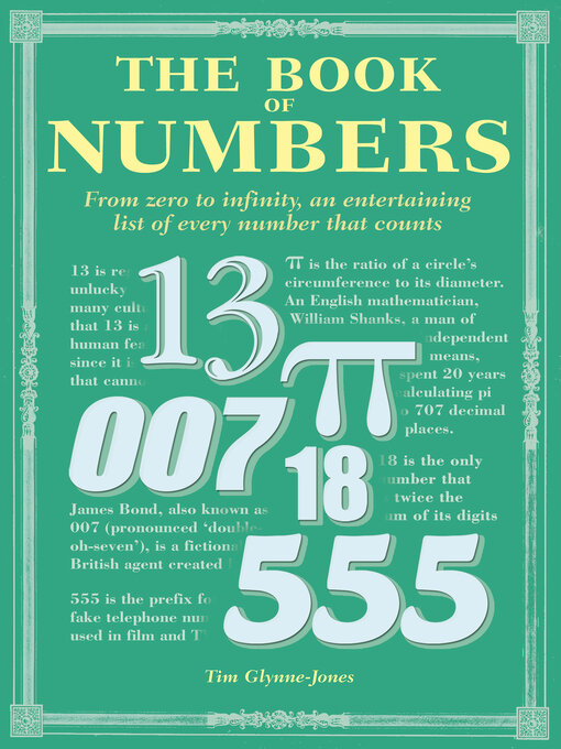 Title details for The Book of Numbers by Tim Glynne-Jones - Available